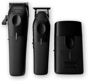 BEST OFFER Play Barber Hair Clip pers for Men 7500 RPM with <b>Rubber</b> Grips (Blackout 3 Set) - Product Image 1