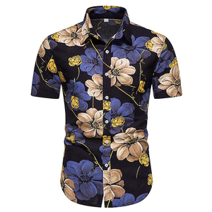 Cheap Price Short Sleeve <b>Beach</b> Wear <b>Men</b> Two Piece <b>Shirt</b> And Shorts Set Print 2026 Custom Summer Casual Made In Pakistan - Product Image 2