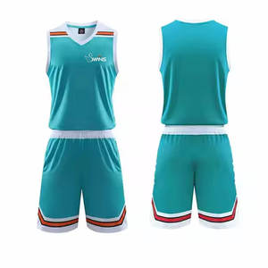ชุดบาสเก็ตบอลผู้ชายสั่งทำพิเศษ ระบายอากาศได้ดี คุณภาพสูง ผลิตจากโพลีเอสเตอร์ 100% สำหรับทีม - Product Image 1