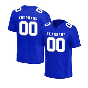 American Football Jersey Lightweight Breathable Quick Dry Football Jersey Custom Logo Plus Size Indoor American Football Jersey - Product Image 5