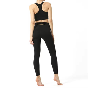 Ensemble de yoga respirant à découpe automatique pour femmes, idéal pour le Pilates, l'entraînement en salle de sport et les exercices - Product Image 3