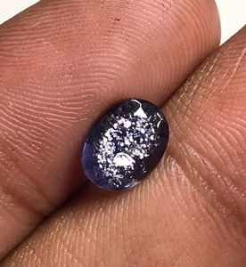 Iolite Sunstone brillante, taille ovale, pierre naturelle non montée pour la création de bijoux. - Product Image 3
