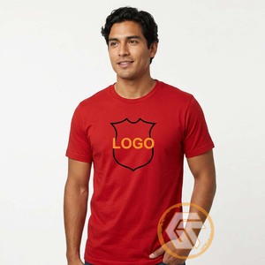เสื้อยืดคอกลมทรงปกติสำหรับผู้ชาย ผ้าฝ้ายเจอร์ซีย์ 100% แบบสั่งทำพิเศษ ดีไซน์เรียบง่าย ระบายอากาศได้ดี แขนสั้น น้ำหนักผ้า 300 กรัม - Product Image 3