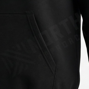 Pull-over ample en molleton 100 % coton du fabricant, respirant, séchage rapide, avec poche, double couche, épais 500 GSM, effet délavé - Product Image 5