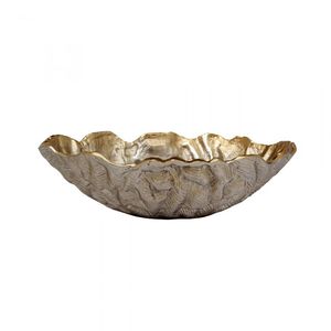 Venta al por Mayor de Tazones de Servir Desechables de Aluminio Dorado Hechos a Mano, Ecológicos y Personalizados para Hoteles y Restaurantes - Product Image 1
