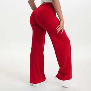 Leggings de yoga pour femmes, taille haute, sans couture, en Spandex/Nylon, respirants, séchage rapide, extensibles dans quatre directions, athlétiques, personnalisables OEM ODM - Product Image 5