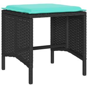 Set di Divani da Giardino Nero e Blu - Product Image 4