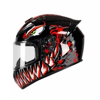 Prix d'usine de qualité supérieure personnalisé ABS haute dureté coloré Crash casque moto rétro intégral casque de course de moto