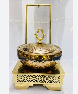 Durable Stainless Steel Chafing Dish Premium Round <b>Buffet</b> Food <b>Warmer</b> At Cheap Price - Product Image 5