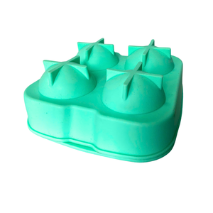 Molde de silicona personalizado para cubitos de hielo en forma de bola con 4 cavidades - Product Image 2