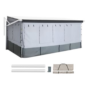 Tenda da Sole Motorizzata per Camper con Finestre a Rete per Tende da Sole da 18-19 Piedi - Product Image 1