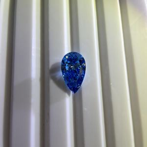 Diamante de laboratorio de 1.5 quilates, corte pera, azul intenso, brillante, VS2, certificado IGI, piedra suelta para la elaboración de joyas. - Product Image 5