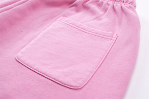 Short de plage pour homme 2026 à imprimé floral numérique, taille haute, respirant, séchage rapide, avec cordon de serrage, en toile 220g 100% coton, logo avant - Product Image 3