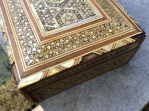 Caja de Regalo con Incrustaciones de Hueso de la Mejor Calidad, con Patrón de Mosaico Hecho a Mano, Empaque Elegante y de Lujo para Joyería, Regalos de Boda - Product Image 6