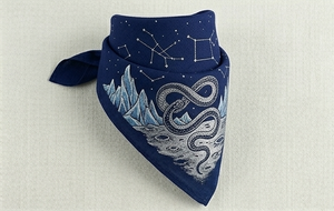 Foulard léger en polyester pour cheveux et tête – Bandana unisexe pour les activités de plein air et un style décontracté - Product Image 5