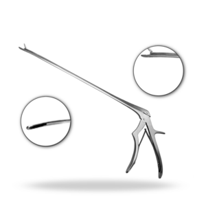 Rongeur pituitaire à courbe latérale 12 pouces 15 °   Rongeur chirurgical à courbe latérale pour la chirurgie de la colonne vertébrale - Product Image 1
