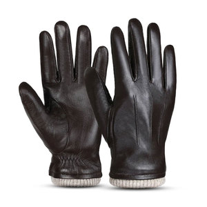 Customized Full Finger Unisex Fashion Leather <b>Gloves</b> Druable Material Breathable Outdoor Unisex Fashion Leather <b>Gloves</b> - Product Image 1