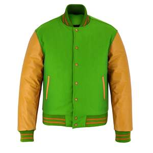 Vestes d'hiver en cuir, vestes en cuir tendance, design élégant, faible MOQ, veste varsity respirante pour la vente en ligne - Product Image 6