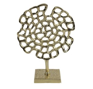 Escultura Minimalista de Hojas Metálicas, Pieza de Arte Abstracta para Decoración del Hogar, para Exhibición en Mesa de Sala de Estar - Product Image 3