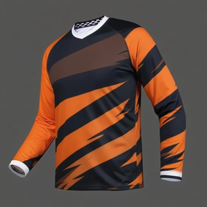 เสื้อเจอร์ซีย์มอเตอร์ครอสแบบกำหนดเอง ชุดแข่งจักรยาน BMX คุณภาพสูง อุปกรณ์ MX เสื้อเจอร์ซีย์แบบ Sublimation ผู้ผลิต OEM - Product Image 5