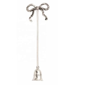 New Arrival Modern Bow Design Aluminium Candle Snuffer Long Handle Christmas Handmade Durable Candle Extinguisher Wick - Product Image 1