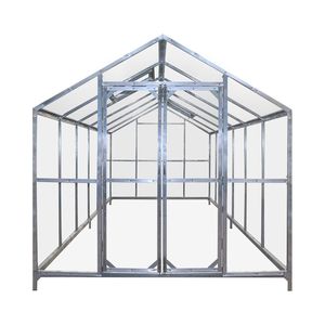 Serra Tradizionale 8FT X 20FT con Telaio in Acciaio Zincato, Tetto in Policarbonato a Doppia Parete, Pareti Solide Trasparenti TMG GH821 - Product Image 2
