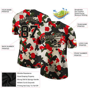 Maillot de baseball personnalisé en gros, uniforme d'équipe par sublimation, OEM, respirant, séchage rapide, vêtements de sport, impression personnalisée, fournisseur en gros - Product Image 3