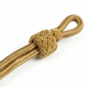 Cordon de casquette personnalisé avec logo, nouvelle arrivée, cordon promotionnel pour chapeau, vente chaude |   Cordon de chapeau personnalisé avec finition métallique tressée - Product Image 3