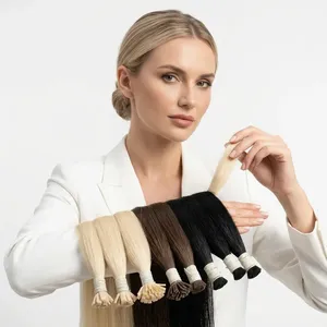 Cabello Humano Remy Liso de Color Mixto, Rubio, Castaño, Negro, Sin Procesar - Product Image 5