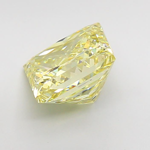 Exquise pierre précieuse jaune de 2 carats, taille princesse, à brillance symétrique et clarté de couleur intense exceptionnelle - Product Image 3