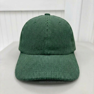 High Quality Embroidered Logo Corduroy 6 Panel Dad <b>Hat</b> Soft Form 3D Embroidery Baseball Cap Gold Copper Buckle Casual Men <b>Hat</b> - Product Image 6