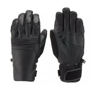 Fournisseur direct d'usine de gants de ski en peau de chèvre respirants, résistants à l'eau et personnalisables en couleur avec logo pour les sports d'hiver - Product Image 1