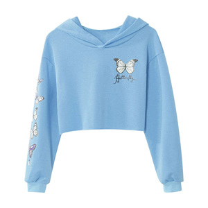 Sudaderas Cortas de Moda Urbana para Mujer / Sudaderas Cortas de Manga Larga para Mujer, Talla Grande, Ropa Casual - Product Image 3