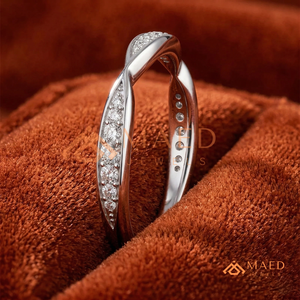 Luxury 10K/14K/18K Silver <b>Diamond</b> Wedding <b>Ring</b> Alternating Baguette and Round <b>Diamond</b> <b>Ring</b> | Lab Grown <b>Diamond</b> Anniversary <b>Ring</b> - Product Image 2