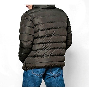 Nouvelle veste courte matelassée à capuche pour homme, en coton, avec logo personnalisé, veste matelassée à bulles, taille plus, veste d'hiver - Product Image 5