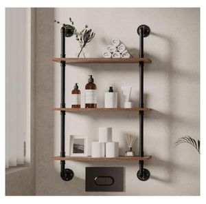 Estante de Pared Metálico Moderno para Decoración y Almacenamiento del Hogar - Product Image 3