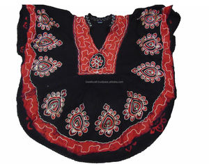 Petite taille sans bretelles 100% coton rayonne caftan tissé à la main écologique respirant en mousseline de soie lavable motif imprimé naturel - Product Image 3