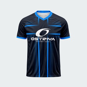 เสื้อฟุตบอลคอวีแบบสั้นน้ำหนักเบา ระบายอากาศได้ดี ปี 2026 สำหรับผู้ใหญ่ ชุดกีฬาแบบกำหนดเอง สีพื้น พิมพ์ลายดิจิทัล แห้งเร็ว ด้านหน้า - Product Image 2