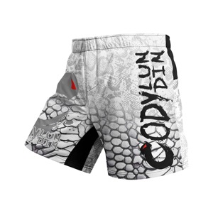 Pantalones cortos de MMA para hombre, con estampado, cintura elástica, para entrenamiento en gimnasio, kickboxing, ligeros, de secado rápido, coloridos, para artes marciales mixtas. - Product Image 1