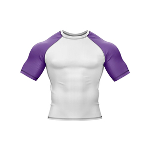 เสื้อคอมเพรสชั่นแขนสั้นสำหรับ MMA BJJ แบบไม่ใช้ยูนิฟอร์ม  ผ้าทนทาน ยืดได้ 4 ทิศทาง เหมาะสำหรับการต่อสู้ - Product Image 2