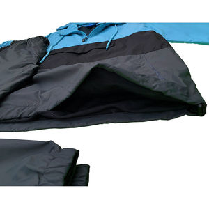 Conjunto Deportivo Ecológico para Hombre, Talla Grande, Bloques de Color, Chaqueta Cortavientos de Algodón/Poliéster, Ropa Deportiva de Entrenamiento, Conjunto de Dos Piezas - Product Image 5