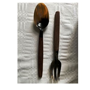 Utensilios para Ensaladas Hechos a Mano, Ecológicos, Aptos para Lavavajillas, para Cocina Casera, Hechos en India - Product Image 2