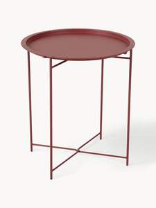 Mesa auxiliar metálica Balance diseñada para colocar junto a la cama, que ofrece una superficie estable para accesorios de noche y artículos decorativos. - Product Image 2