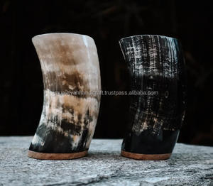 Venta caliente 100% Barra con forma de cuerno de buey de alta calidad Cristalería Copa de vidrio Shot Horn Glass para fiesta Producto de venta - Product Image 6