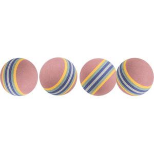 4 Palline Interattive per Animali Domestici Arcobaleno da 4 cm - Product Image 2