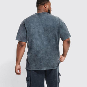 Camiseta Personalizada 100% Algodón de Alta Calidad para Hombre, Estilo Casual, Lavado Ácido, Ligera, Cuello Redondo, Manga Corta, Ideal para Gimnasio - Product Image 2