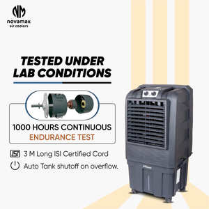 Refroidisseur d'air portable BLAZE 40 LTR de qualité supérieure, fiable et durable, avec un corps en plastique robuste et un moteur puissant pour une utilisation de jour comme de nuit - Product Image 1