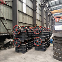 Concasseurs à mâchoires de grande capacité Henan Yuyuan, très demandés, pour l'industrie minière (calcaire, charbon, or), capacité 6-22t/h, moteur AC 1