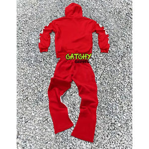 ชุดวอร์มพิมพ์ลายพัฟ ขายส่ง ชุดกีฬาแบบกำหนดเอง เสื้อฮู้ดดี้ กางเกงจ็อกเกอร์ สำหรับผู้ค้าปลีก - Product Image 2