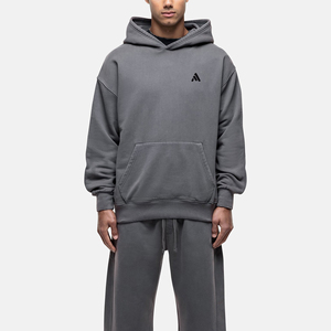 Hoodie Oversize Délavé à l'Acide, Fabricant OEM, Personnalisable, 100% Coton, Haute Qualité, Grammage Lourd, Style Vintage - Product Image 1